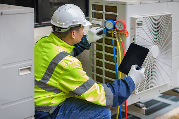 Professional Ductwork Repair technician working in Indio, CA